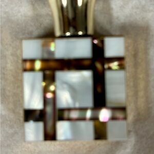 Mother Of Pearl Perfume Bottle 1950s Travel Fragrance Bottle